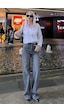 Madmext Gri Straight Wide Kadın Jean Mg2000-gri Gri Madmext Gri Straight Wide Kadın Jean Mg2000-gri Gri