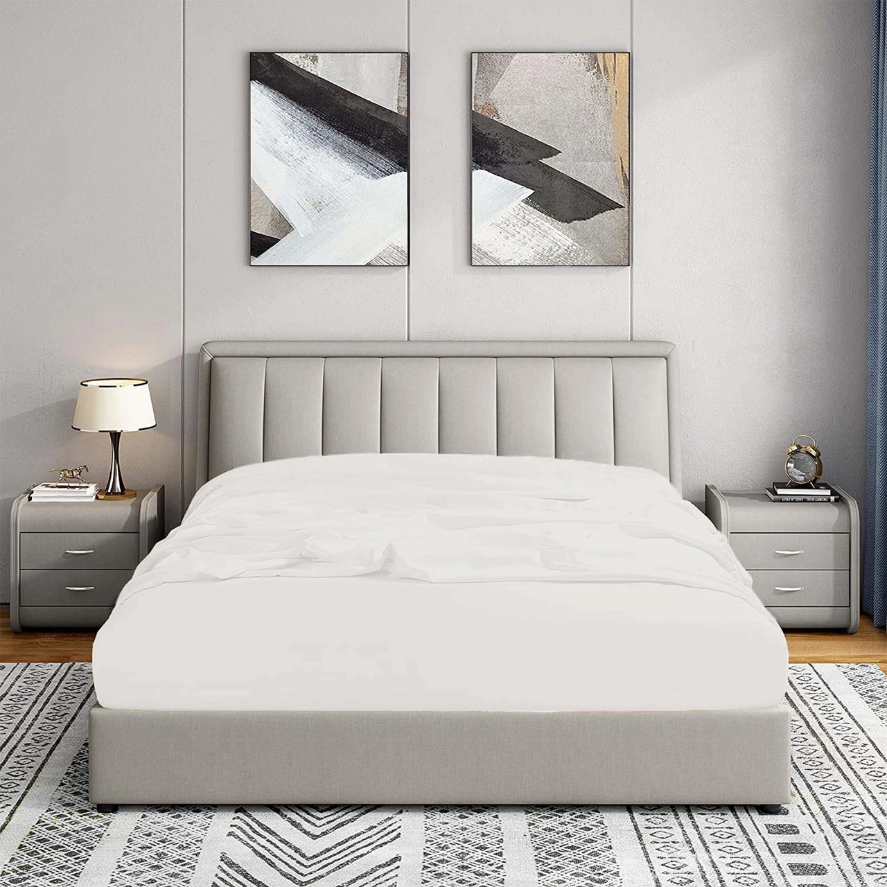 Soley Jersey %100 Pamuk Tek Kişilik 120 X 200 Lastikli Çarşaf Beyaz