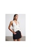 Dilvin 33017 Lyocell Halter Top-ekru-16460