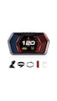 Ally P17 Hud Obd2 & Gps Çift Sistemli Araç Bilgisayarı Dijital Kilometre, Su Ve Yağ Sıcaklığı Ölçer, Hız & Alarm Göstergeli Oto Elektroniği
