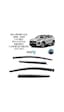 Kia Sportage 2016 2017 2018 2019 2020 2021 İle Uyumlu Plus Style Kromlu Cam Rüzgarlığı 4 Parça Sunplex Plus-1-012-001 1 Adet