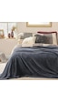 Mulberry Wellsoft Çift Kişilik Antrasit Peluş Polar Televizyon Battaniyesi 220x230 Antrasit