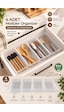 Porsima 0383 4'lü Modüler Çekmece İçi Organizer Seti 30x15 Cm Şeffaf Mutfak, Kaşıklık, Kozmetik Ve Ofis Düzenleyici Porsima 0383 4'lü Modüler Çekmece İçi Organizer Seti 30x15 Cm Şeffaf Mutfak, Kaşıklık, Kozmetik Ve Ofis Düzenleyici