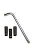 4 Parça 380 Mm Lastik Bijon Anahtarı 17mm 19mm 21mm Lokmalı