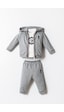 U.s. Polo Assn. Erkek Bebek Gri 3lü Takım 5274-49958 gri