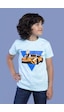 Toontoy Kids Toontoy Erkek Çocuk Araba Baskılı Tişört Siyah