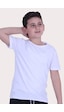 Fyk Kids Düz Model Farklı Renk Seçeneği Ile Unisex Çocuk Tişört Beyaz