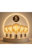 Orbus A6 Led Filament Ampul 6w 2700k Amber Cam Sarı Işık 600 Lümen 5li