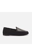 Kemal Tanca Kadın Loafer 620-003f Siyah Süet Kemal Tanca Kadın Loafer 620-003f Siyah Süet