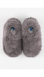 Furry Furry Gri Kürk Barefoot Patik