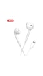 Ep13 Lightning Apple Uyumlu iPhone Kablolu Kulaklık Bluetooth Destekli Ekstra Bass Mikrofonlu Ses Kontrol Tuşlu Şeffaf
