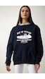 3'lu Paket Bej Gri Siyah Oversize Sweatshirt Laci Lacivert