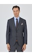 İmza Koyu Antrasit Mono Yaka Esnek 6 Drop Comfort Fit Classic Takım Elbise 1001250152 Koyu Antrasit