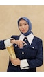 Silk Home Düz Shiny Eşarp - İndigo İndigo