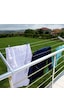 Pakas Balkon Çamaşır Kurutma Askısı Yuvarlak Küpeşte Pks 01 Gümüş