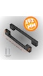Köprü Kulp Dolap Çekmece Kulbu Metal Kulp 192 Mm Siyah