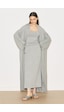 Manuka Easy Rahat Uzun Kimono Gri Melanj Ss26kmn00002-743
