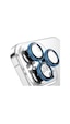 Buff Apple Uyumlu iPhone 14 Pro Max / 14 Pro Kamera Metal Lens Koruyucu Mavi