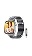Huawei Watch Fit3 / Fit 4 / Fit 4 Pro Uyumlu Ayarlanabilir Paslanmaz Çelik Akıllı Saat Kordonu Huawei Watch Fit3 / Fit 4 / Fit 4 Pro Uyumlu Ayarlanabilir Paslanmaz Çelik Akıllı Saat Kordonu