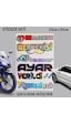 Erkek İşi Piyasa Machine Hologram Set Araba Oto Sticker Cam Yazıları