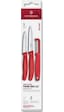 Victorinox 6.7111.33c1 Swiss Classic 3lü Bıçak Ve Soyacak Set, Kırmızı Renkli