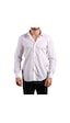 Dicotto Beyaz Dar Kesim Slim Fit Uzun Kol Düz Renk Erkek Gömlek - 151-1 001