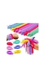 4 Adet Duyusal Dinazorlu Stres Oyuncağı Uzayan Bileklik Dınosaur Sensory Fidget Toy Anti Stress Toys