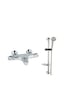 Gpd Termostatik Tbb01 Banyo Bataryası + Dst16 Sürgülü Duş Seti