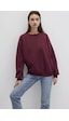 Mavi Bisiklet Yaka Basic Bordo Kadın Sweatshirt M1610198-70415 Bordo
