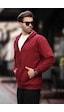 Madmext Bordo Kapüşonlu Fermuarlı Erkek Hırka 7070 Bordo Madmext Bordo Kapüşonlu Fermuarlı Erkek Hırka 7070 Bordo