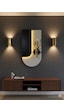 Lavanta Ahşap Pilli Ledli İskandinav Tarzı Salon Duvar Rafı Modern Çiçeklik 40 X 75 Cm Paris Grisi - Antrasit