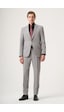 İmza Gri Mono Yaka 6 Drop Slim Fit Tam Astar Esnek Takım Elbise 1001260181