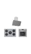Silverline BO6502S02 - CS5365S01 - 3457 Soho 60 Gri Ankastre Set
