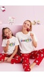 Siyah İnci Lisanslı %100 Pamuk Çok Renkli Bisklet Yaka Pijama Takım Beyaz Siyah İnci Lisanslı %100 Pamuk Çok Renkli Bisklet Yaka Pijama Takım Beyaz
