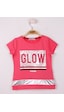 Toontoy Kids Toontoy Kız Çocuk Glow Baskılı Tişört Bej