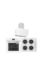 Silverline BO6502W02 - CS5335W01 - 3457  Soho 60 Beyaz Cam Ankastre Set