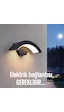 Elektrikle Çalışır 24 Watt İç Ve Dış Mekan Led Duvar Aplik Bahçe Kapı Girişi Armatür 3200k Gün Işığı Gün Işığı - Sarı