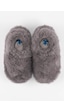 Furry Furry Gri Kürk Barefoot Patik