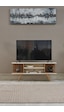 Ahşap Tv Sehpası 150x35x58 Cm Kapaksız 1 Orta Raflı Atlantik Çam