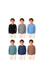Monox Erkek Çocuk Uzun Kollu Sweat Body 6lı Set Siyah Monox Erkek Çocuk Uzun Kollu Sweat Body 6lı Set Siyah