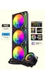 Gametech Hydra Siyah Ahd360mm Isı Dereceli Argb Sıvı Soğutma