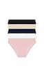 Cottonhill Basic Pamuklu Kadın Bikini Külot 5'li Paket çok Renkli Çok Renkli