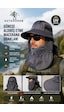 Outdoorun Koruyucu Gri Şapka Uv Güneş Koruyucu, Çıkarılabilir Yüz Ve Ense Koruması Açık Gri