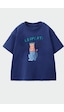 Monila Erkek Çocuk Pamuklu Baskılı T-shirt Lacivert