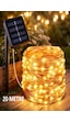 Güneş Enerjili 20 Metre Peri Led Işık 200 Led 8 Mod Dış Mekan Ağaç Balkon Solar Bahçe Aydınlatma
