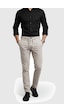 Deepsea Erkek Vizon Likralı Gofre Kumaş Beli Lastikli İpli Slim Fit Günlük Pantolon 2600650 Vizon