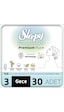 Sleepy Bio Natural Premium Plus Hijyenik Ped Mega Paket Gece 30x3 90 Adet