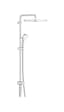 Grohe Tempesta System 250 Kare Duvara Monte Duş Sistemi, Yön Değiştiricili, Krom-Beyaz 26694000 Krom - Beyaz