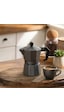 Porsima Mnb05742-2 Ocaküstü Moka Pot 3 Fincanlık Alüminyum Kahve Espresso Cezvesi Antrasit 150ml