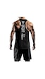 Genius Store Erkek Dry Fit Y-back Gym Fitness Sporcu Atleti Genıus-fıt Siyah